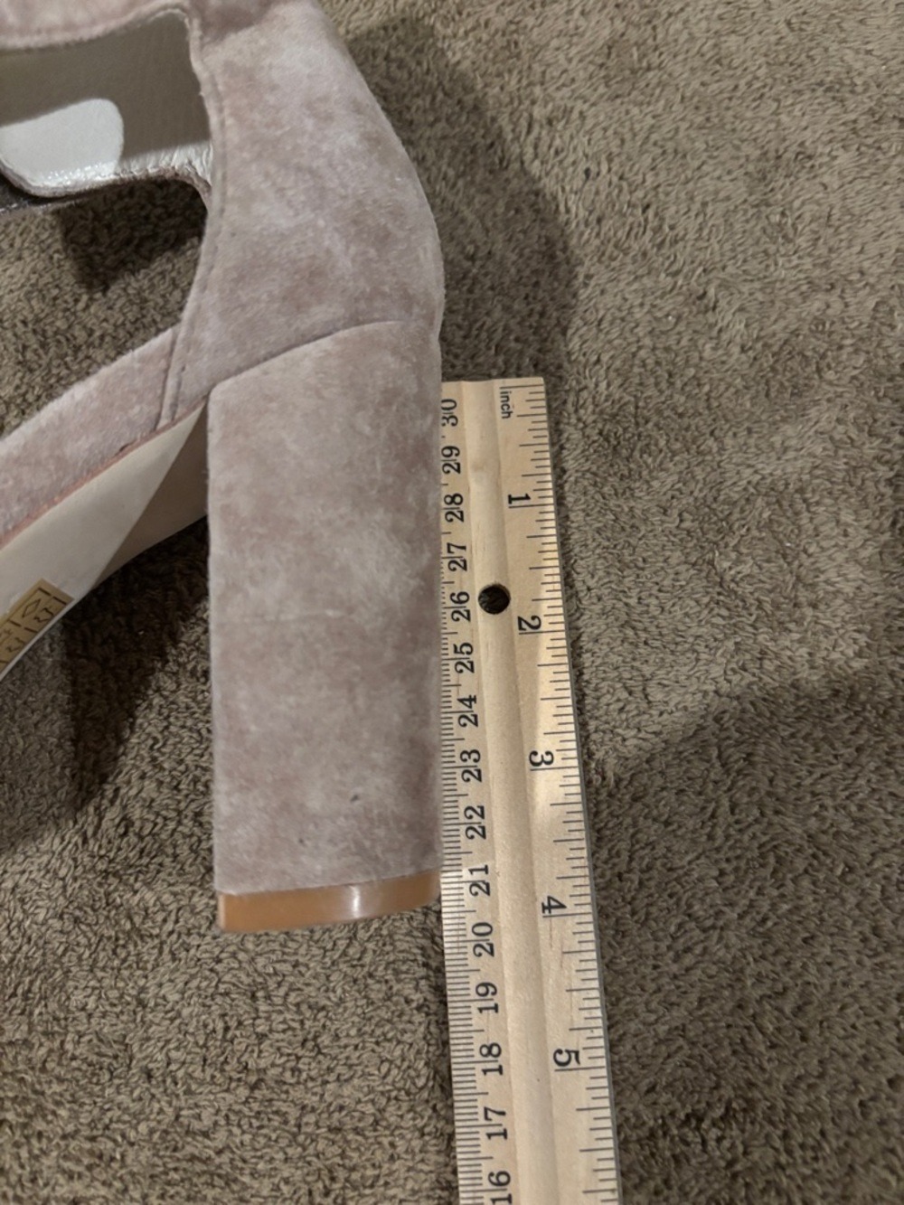 Jeffrey Campbell Taupe Lindsay Suede Block Heel Sandals - Size 8 - Picture 9 of 9